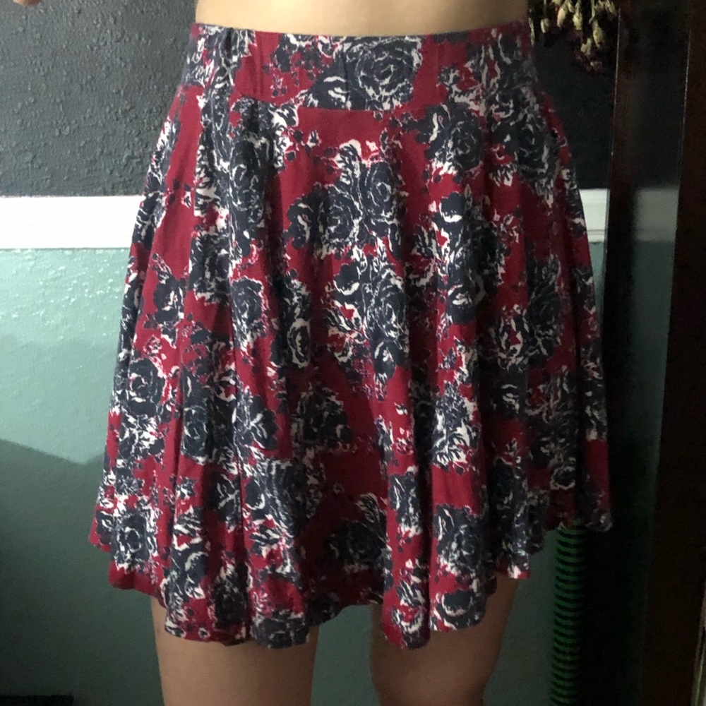 Floral Pins and Needles Skirt